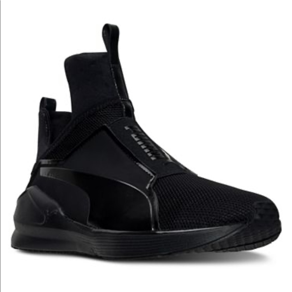 PUMA FENTY by Rihanna black slip on sneakers 5.5